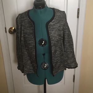 Black Designer Tweed like Blazer